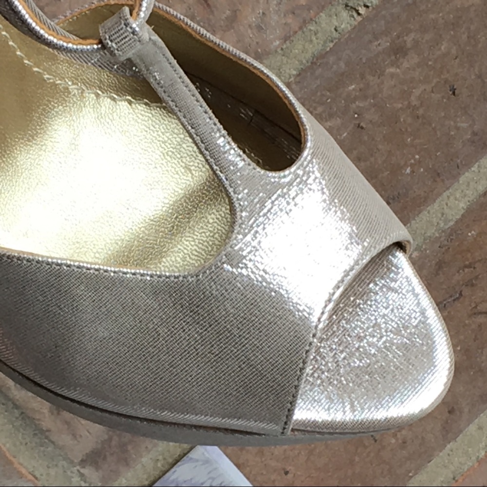 Top Heels Co Crystal Silver Sandals - Picture 5 of 6